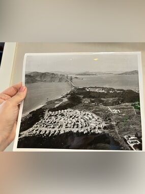 Vintage Black & White San Francisco Aerial Photo